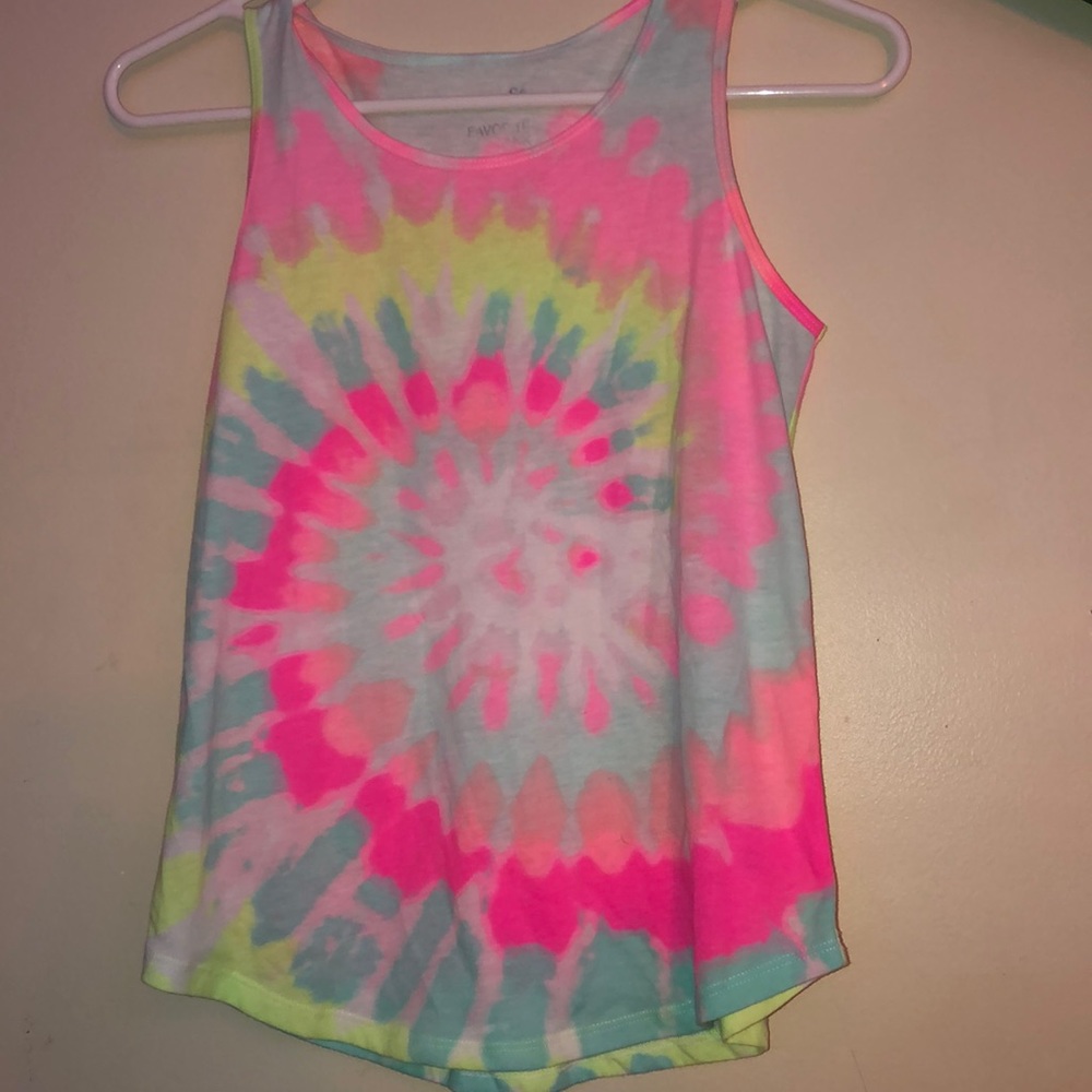 Cute tie dye tank top
